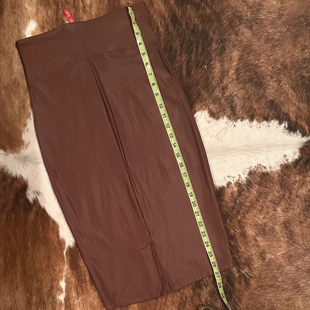 SPANX Brown Midi pencil Skirt size M - Picture 6 of 6